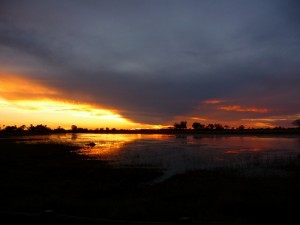 Eagle Island Camp - sunset (December)