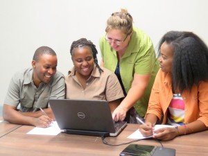 Sarah with our new Safari Administrators