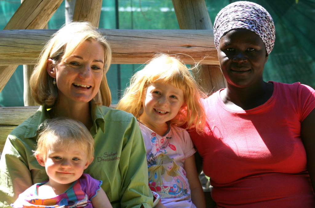 Karen, Courtney, Nikita and Komotso