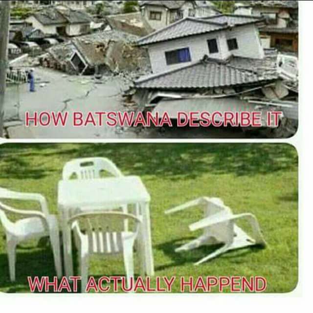 Botswana Earthquake